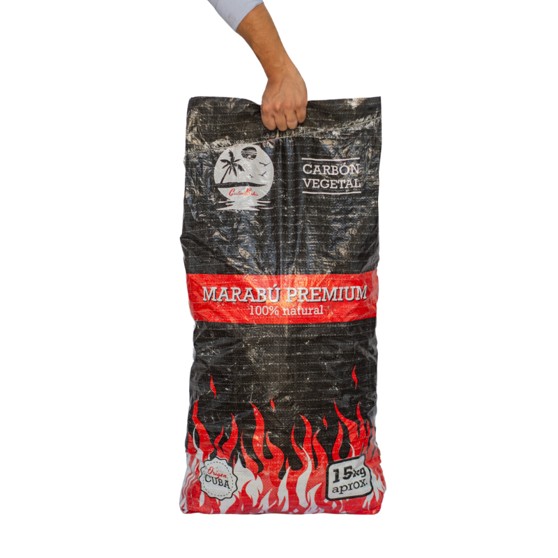 15kg BAHIA® Marabu XL Lump Charcoal - 0