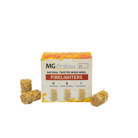 Natural Wood Wool Firelighters - 0