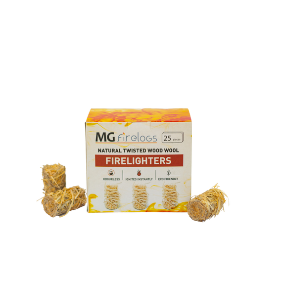Natural Wood Wool Firelighters