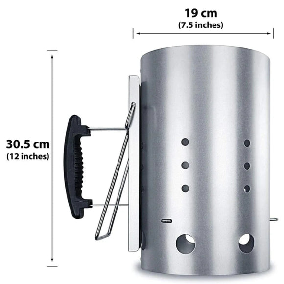 BESTCHARCOAL® Charcoal Chimney Starter - Large