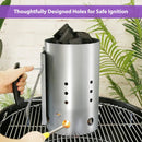 BESTCHARCOAL® Charcoal Chimney Starter - Large-6