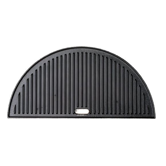 BESTCHARCOAL® Cast Iron Half Moon Reversible Griddle - Large