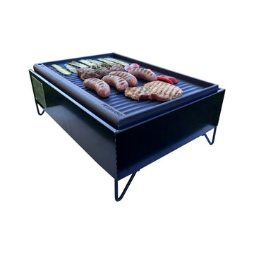 Counter-Top Cast Iron Gas BBQ - 60x40 cm