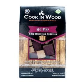 Cook In Wood® Red Wine Oak Barrel Wood Smoking Chunks - 1.2kg