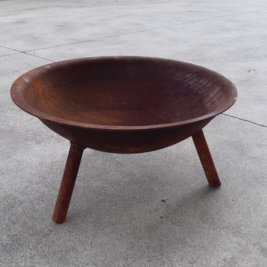 Corten Steel Outdoor Firepit Bowl