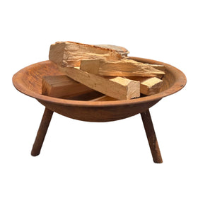 Corten Steel Outdoor Firepit Bowl