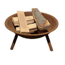 Corten Steel Outdoor Firepit Bowl-4