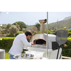 Edil Planet Forni® VULCANO Wood & Gas 5 Pizza Oven - 0