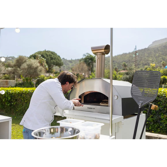 Edil Planet Forni® VULCANO Wood & Gas 5 Pizza Oven