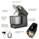 Ooni® Halo Pro Spiral Mixer - Charcoal Grey-2