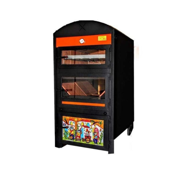 Edil Planet Forni® Forno Della Nonna Wood Oven with Dual Glass Door