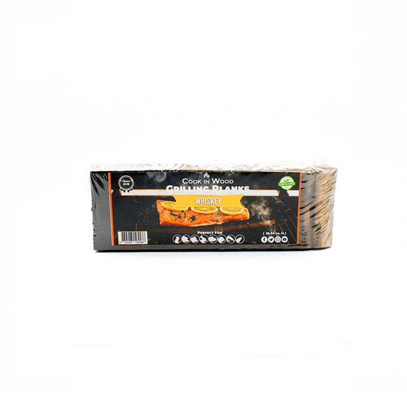 Cook In Wood® Whiskey Oak Barrel Grilling Planks - Pack of 3