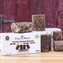 Cook In Wood® Foodie Power Blocks Compressed Wood Smoking - Cognac, Red Wine, Sweet White Wine, Whisky - Set of 4x 200g-3