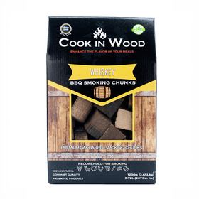Cook In Wood® Whiskey Oak Barrel Wood Smoking Chunks - 1.2kg