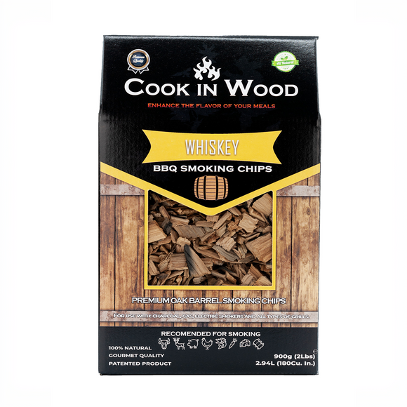 Cook In Wood® Whiskey Oak Barrel Wood Smoking Chips - 900g