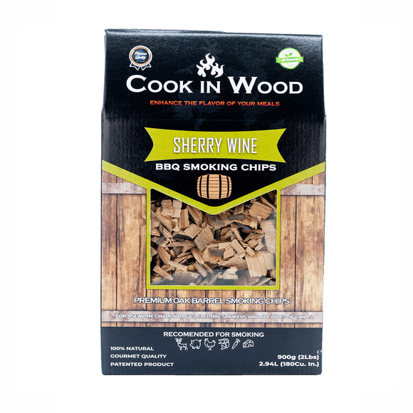 Cook In Wood® Sherry Oak Barrel Wood Smoking Chips - 360g