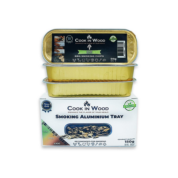 Cook In Wood® Aluminium Tray With Fruitwood Smoking Chips - 50g