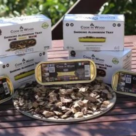 Cook In Wood® Aluminium Tray With Fruitwood Smoking Chips - 50g