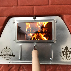 Pizza Party® Door With Glass For Wood Oven - 0