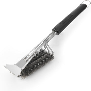 MasterClass BBQ Triple-Row SS Grill Brush - 0