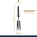 MasterClass BBQ Triple-Row SS Grill Brush-3