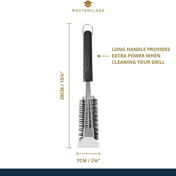MasterClass BBQ Triple-Row SS Grill Brush