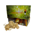Natural Wood Wool Firelighters - Box 24 Pcs-2