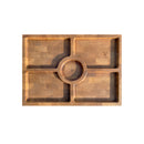 BESTCHARCOAL® Oak Wooden Cutting/Serving Board 40x30x4 cm-1