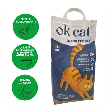 Ok Cat® Biodegradable Cat Litter 10lt - 0