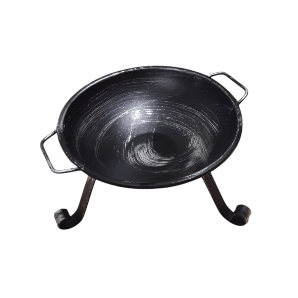 Black Steel Fire Bowl