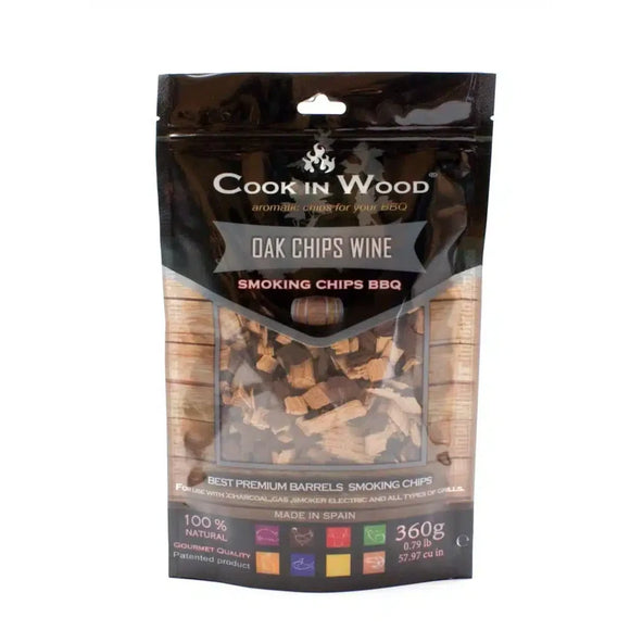 Cook In Wood® Oak Wood Smoking Chips - 360g