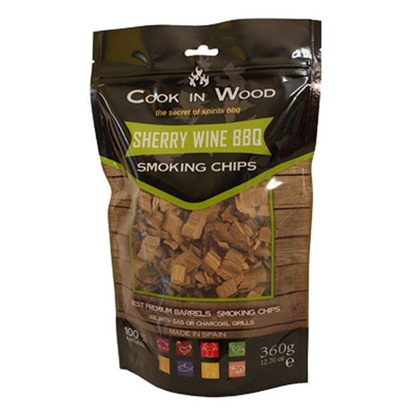 Cook In Wood® Sherry Oak Barrel Wood Smoking Chips - 360g