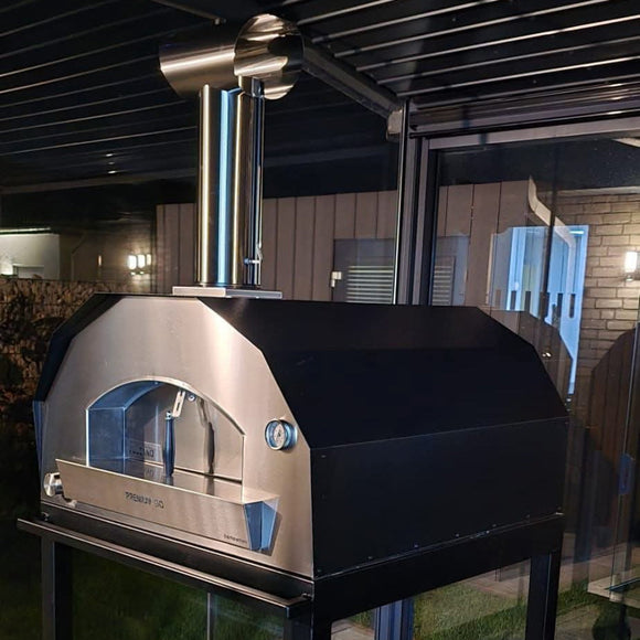 Edil Planet Forni® VULCANO Wood & Gas 5 Pizza Oven