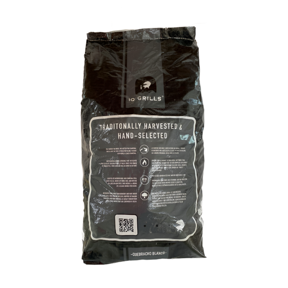 10kg iQ Grill® White Quebracho XL Lump Charcoal