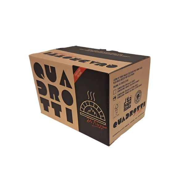 6kg QUADROTTI Premium Pizzeria Firewood for Ooni