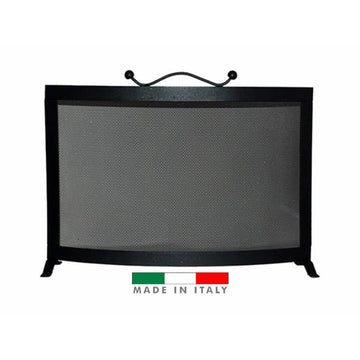 Curved Fireplace Screen & Fire Guard