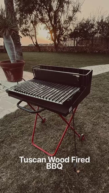 Tuscan Wood-Fired Grill on wheels - 0